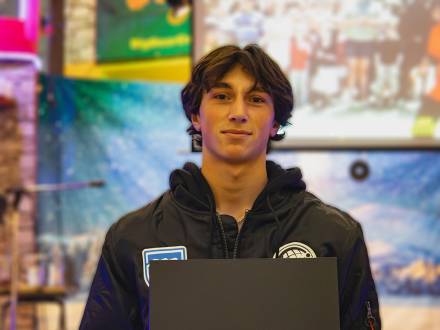 A Visit Big Bear and Care For Big Bear's sponsored high altitude athlete, Trey Lanza, a high altitude skateboarder / athlete.