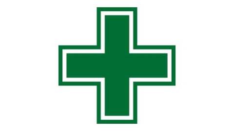 A digital logo for the Medical Green Cross