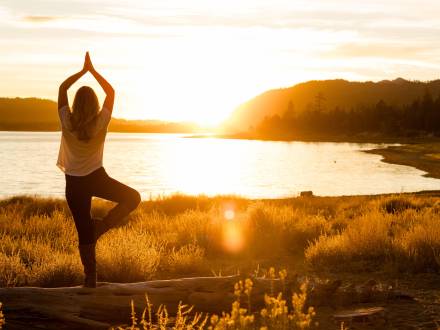 Elevate your vacation in Big Bear with yoga and fitness