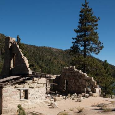 Remains of the Old Dam Keeper's House in Big Bear