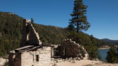 Remains of the Old Dam Keeper's House in Big Bear