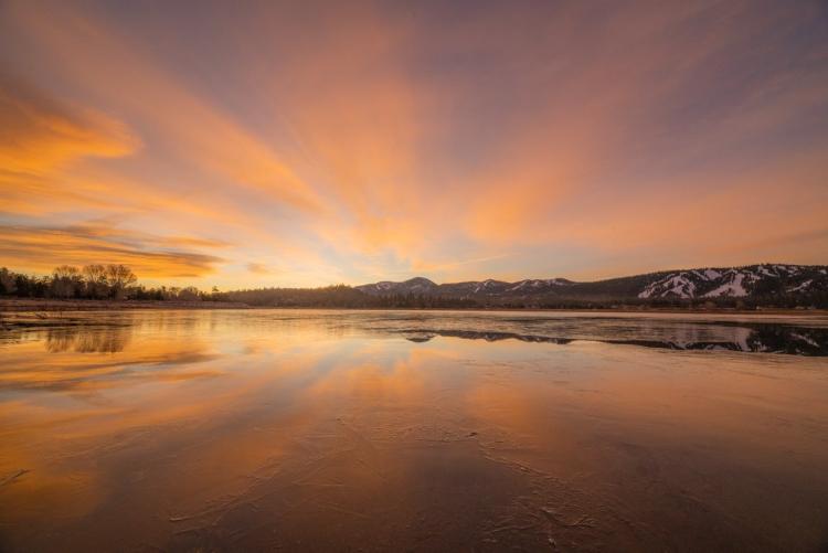 Scenic capture of Big Bear Lake