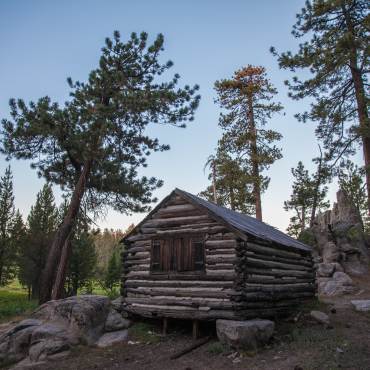 Pastor's cabin in Big Bear's Bluff Lake
