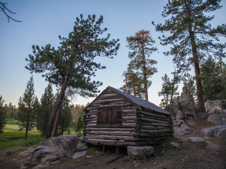 Pastor's cabin in Big Bear's Bluff Lake